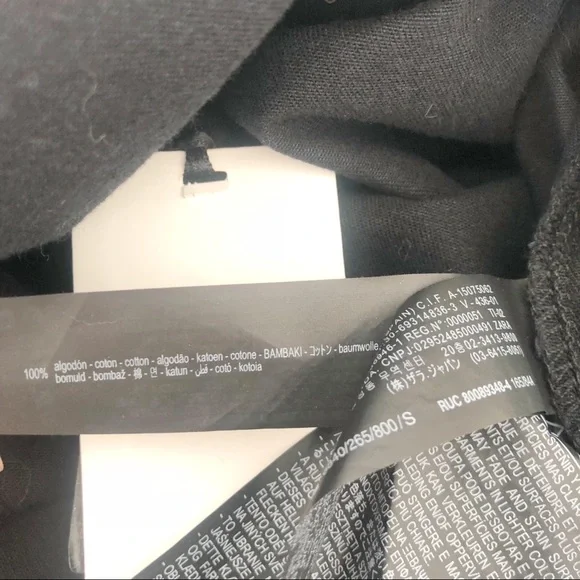 🎀 5/$25 NWT Zara black denim short sleeve shirt sz S - Picture 10 of 11